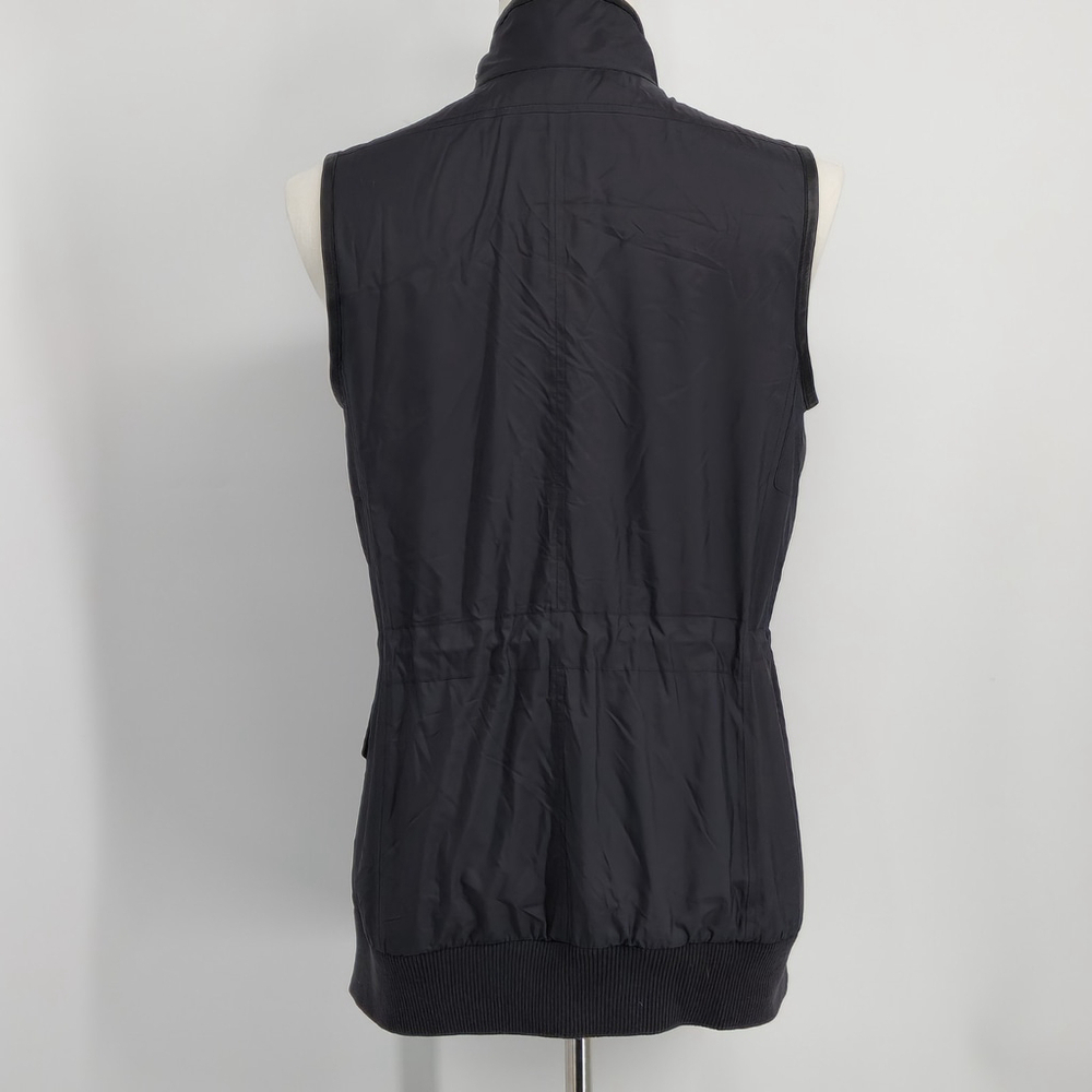 Ralph Lauren Blue Label Quiet Luxury Black Vest Minimalist Comfy Utility Medium - Picture 3 of 11